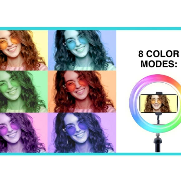 Studio Creator 2: Video Maker Kit-Multicolor Ring Light - Picture 11 of 14